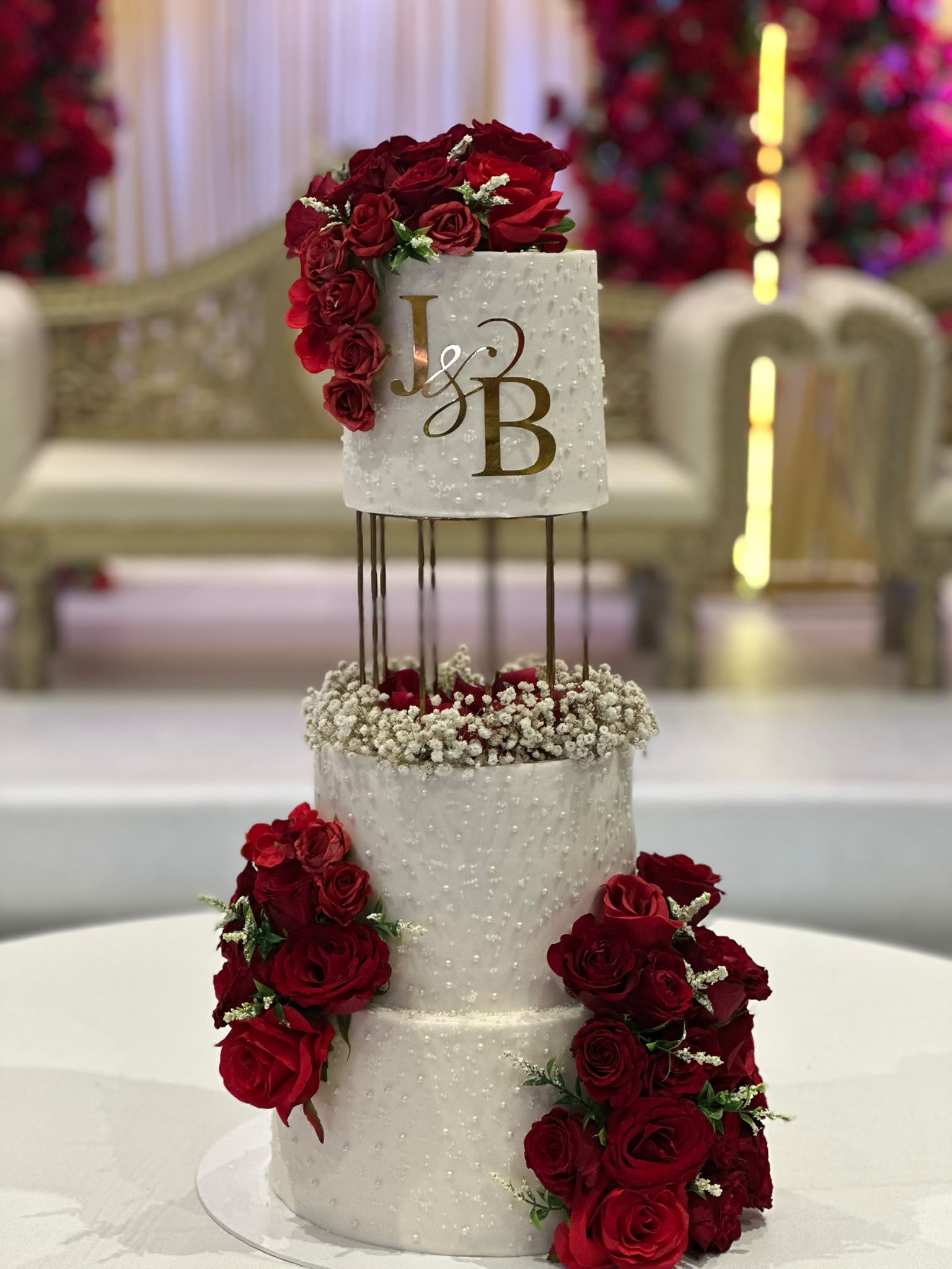 Mohammed and Bahara wedding cake